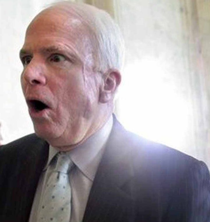 john mccain tongue. John McCain gets tax-free